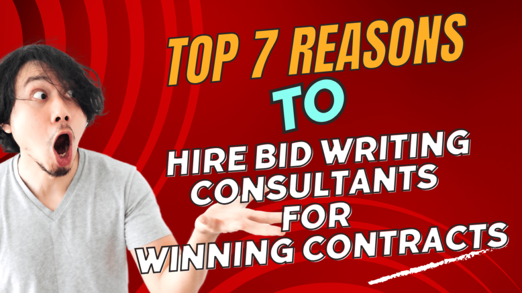 Bid writing consultants