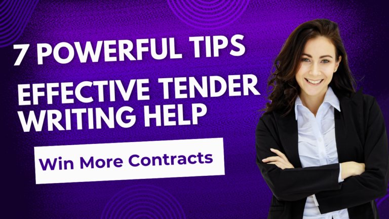 Tender Writing Help